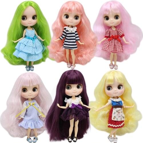 ICY Nude Factory Middie Blyth doll No.3 Frosted skin 20cm 1/8 joint body doll,Hand gesture as Gift Neo