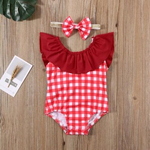 Summer Toddler Kids Baby Girl Swimsuit Swimwear Swimming Bikini Bathing Suit