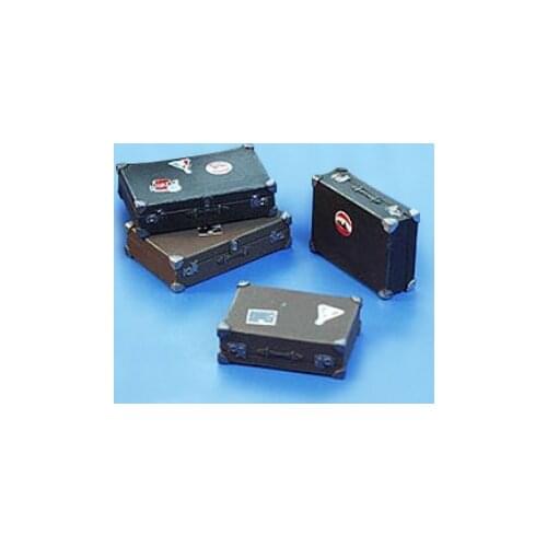 Scene model resin suitcase combination 1:35
