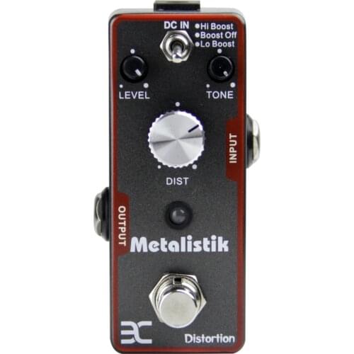 NEW ENO EX Metalisk TC-11 Guitar Effect Pedal/Three controllers (Volume, Tone and Dist) ,True bypass Effect /Guitar Accessories