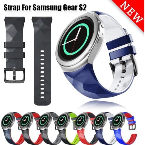 New Silicone Watchband for Samsung Galaxy Gear S2 R720 Replacement Bracelet Strap for samsung galaxy SM-R730 Smart Watch Band
