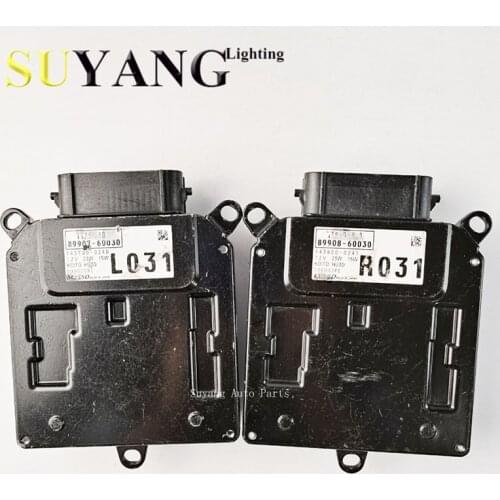 Original used L031 89907-60030 1437000240 Headlight Light Computer Control LED Module R031 89907-60030 1437000241 for TO-YOTA