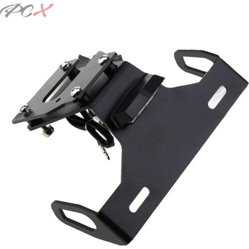 License Plate Holder for KAWASAKI Z900 2017-2020 18 19 Motorcycle Tail Tidy Fender Eliminator Registration Plate LED Light Z 900