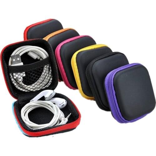 Hot Mini Earphone Holder Case Storage Carrying Hard Bag Box Case For Earphone Headphone Accessories