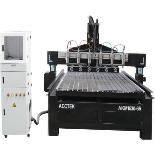 Industrial wood cutting machine 6 axis / akm1630-6r computerized woodworking machine
