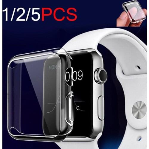 Transparent Screen Protector Film Accessories for iWatch 38/42MM TPU Screen Protector Case for Apple Watch Series 1 2 3