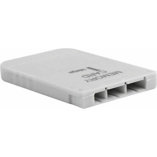 PS1 Memory Card 1 Mega Memory Card For Playstation 1MB Game Affordable Useful PSX White Practical PS1 1 1M I8C2
