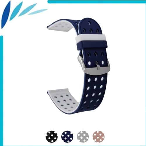 Silicone Rubber Watchband 20mm 22mm for IWC Watch Strap Wrist Loop Belt Bracelet Black Green Red Grey Blue Pink + Spring Bar