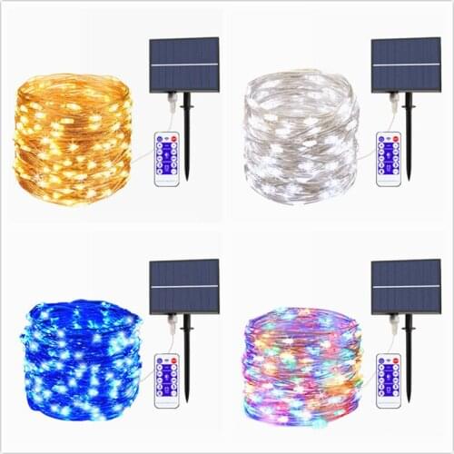 Garden Decor Outdoor Lamp String Fairy Lamp Solar Led Light Outdoor Solar for Christmas Wedding Party Holiday Lighting Decor