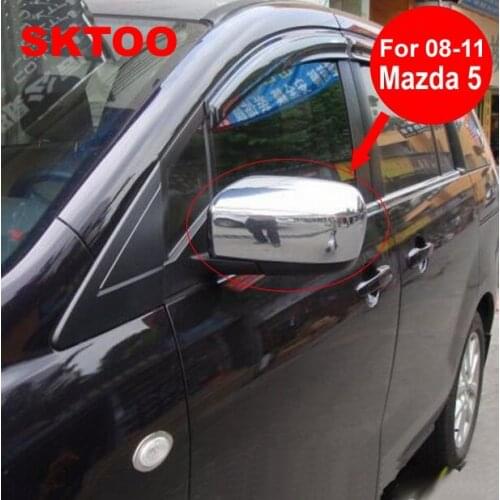SKTOO Fit For 2008-2011 Mazda 5 / M5 reversing mirror cover / rearview mirror cover decoration modified special