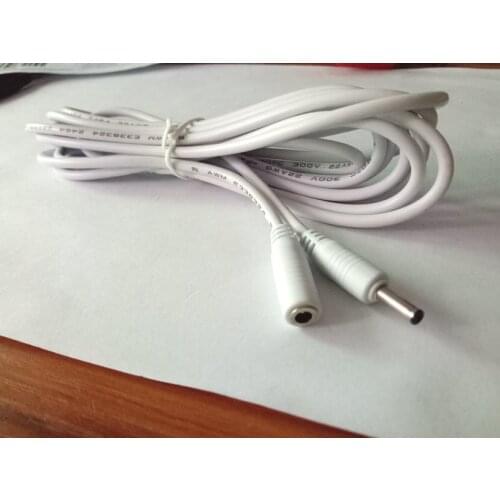 10pcs 1.3mm x 3.5mm DC Power Adapter Extension Cable, 22AWG, 3M ,Whit New