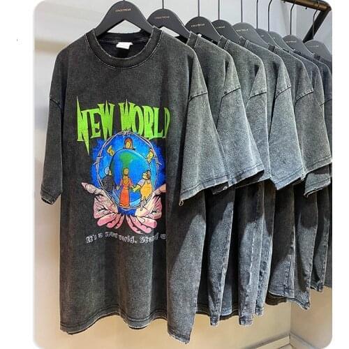 YANAGUN Oversized Men's T-Shirts