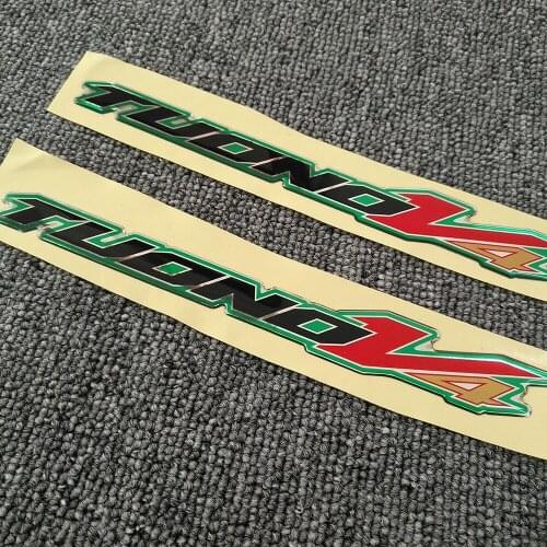 For Aprilia Tuono 125 150 V4 1100 Factory Tank Pad Motorcycle Stickers 3D Logo Side Panel Fuel Protector Fairing Emblem