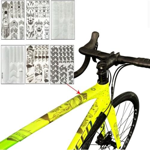 3D MTB Mountain Bike Scratch-Resistant Protect Frame Protector Removeable Sticker Road Bicycle Paster Guard Cover For YT Capra