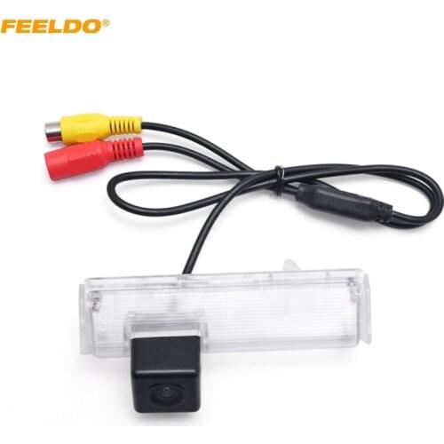 FEELDO 1PC Backup Rear View Car Camera For Mitsubishi/Pajero/Montero/Nativa/Dakar/Challenger/Grandis Parking Camera #FD-4546