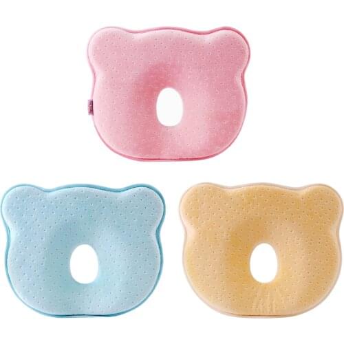 Baby Nursing Pillow Infant Newborn Sleep Support Concave Cartoon Pillow Printed Shaping Cushion Prevent Flat Head