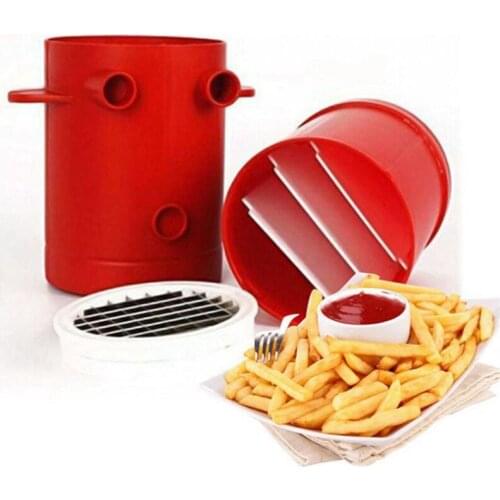 25%,A Fries Potatoes Maker Potato slicers French Fries Maker French Fries Cutter MachineMicrowave Container 2-in-1No Deep-Fry