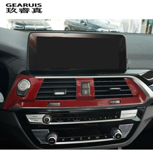 For BMW G01 G02 G08 Sticker Car Air outlet Conditioning Keyhole Warning Light Panel Interior Trim X3 X4 Interior Accessories LHD