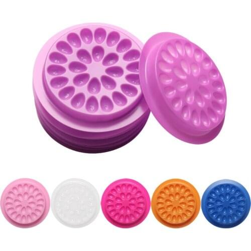 Glue Gasket False Eyelashes Extension Glue Holder Color Pallet Repeated Convenient Stand Avoid Dryness Makeup Tool