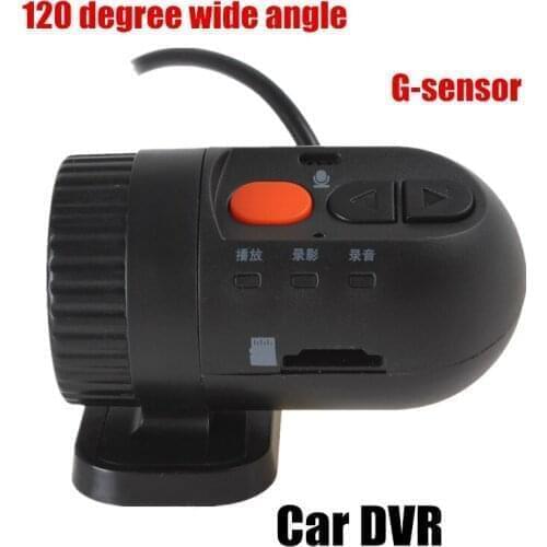 120 degree wide angle HD Smallest mini bullet Car Camera with screen Car DVR video recorder car camcorder