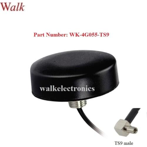 TS9 male angle screw mount 4g lte Antenna high gain waterproof roof mount lte 4g car antenna
