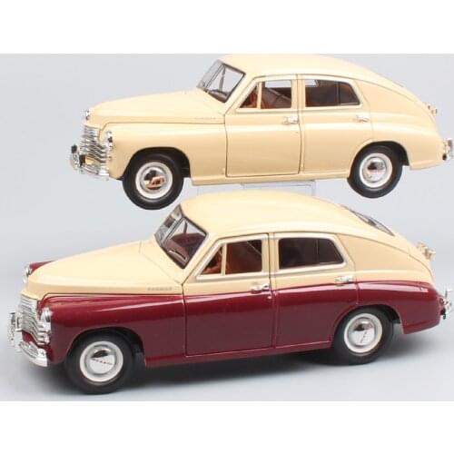 1/24 Scale Road Signature Russia Soviet vintage Gorky Gaz-M20 Pobeda Gaz M20 Volga diecast model car miniature toy for collector