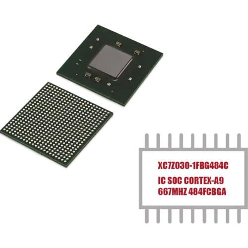 1 PCS XC7Z030-1FBG484C System On Chip (SOC) IC series Kintex-7 FPGA, 125K Logic Cells 667MHz 484-FCBGA (23x23) in Stock
