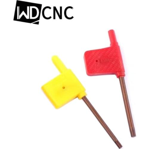 10pcs of Red Flag Torx Wrench T6 T7 T8 T9 T10 T15 T20 Screw wrench Machine Tool