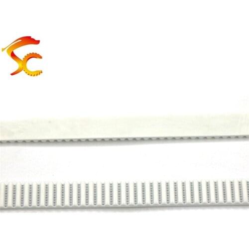 15Meters/lot HTD 3M 10mm timing belt Width 10mm Polyurethane with steel Wire Color White Open Belt 3M-10 for Laser Engraving CNC