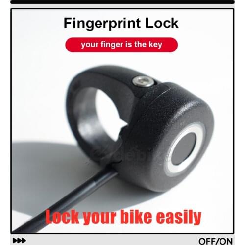 2021 Newest Ebike Finger Print Lock 3 Pin waterproof connector 48-60v Waterproof Safe Reliable Conversion Kit Accessories