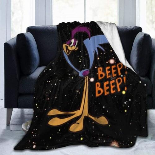 3D Print Road Runner Beep! Beep Blanket Super Soft Throw Blanket for Bedroom and Couch Warm for Kids and Adults Outdoor Travel