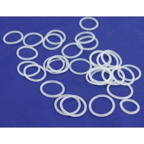 5 Pieces CS 3.5mm OD 52-103mm White Food Grade Silicon Rubber O-Ring Seals Gasket High Temperature Resistant O Ring