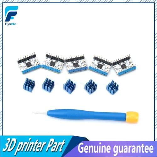 6pcs TMC2208 v1.2 Stepping Motor Mute Driver Stepstick Power Tube Built-in Driver Current 1.4A Peak Current 2A Replace TMC2100