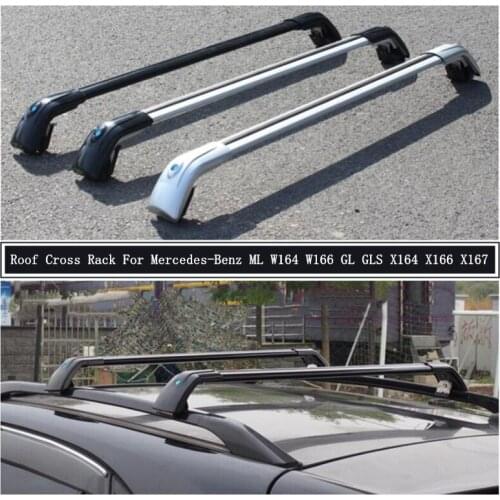 Roof Rack For Mercedes-Benz ML W164 W166 GL GLS X164 X166 X167 Rails Bar Luggage Carrier Bars top Cross bar Racks Rail Boxes