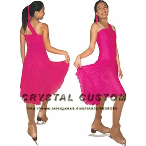Custom Ice Figure Skating Dress For Kids Fashion New Brand Competition Figure Skating Dresses Crystal DR3640