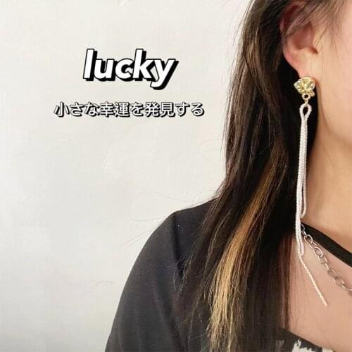 Stainless steel long earrings earrings gypsophila earrings gifts for her classic earrings jewelry gifts fashionable and elegant