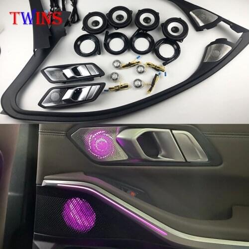 For BMW 3 Series G20 G28 2019-2021 Led Ambient Light speaker cover Horn Door Interior Atmosphere Lamp illuminated Strip