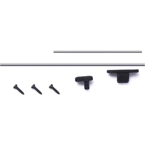 For WPL D12 1/10 RC Truck Car Upgrade Parts Metal Long & Short Decoration Antenna Accessories