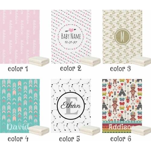 LVYZIHO Create Your Own Blanket Gift For Baby- 30x40 / 48x60 / 60x80 Inches - Fleece Blanket