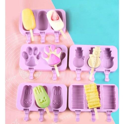 Homemade Ice Cream Mold Popsicle Mold DIY Homemade Dessert Freezer Juice Juice Popsicle Maker Stick Mold