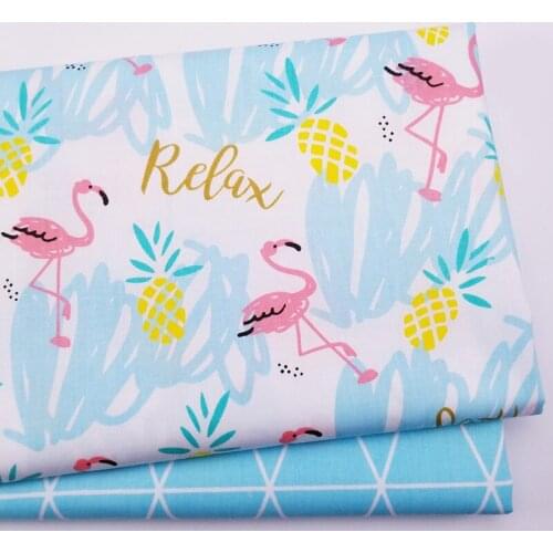 Printed Cotton Twill fabric DIY sewing uphostery craft for Baby&Children Quilting Sheets Dress Material