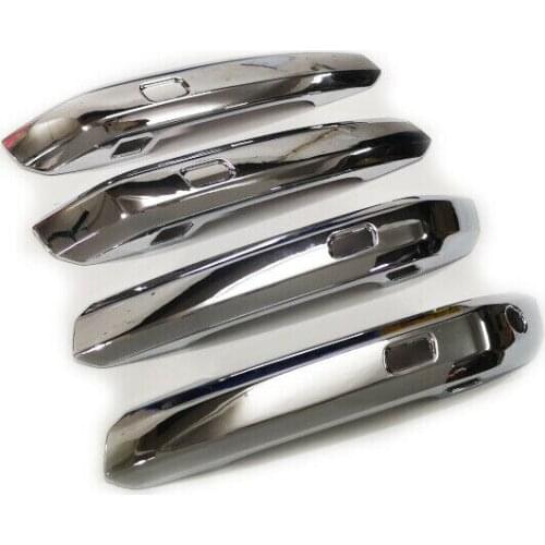 Chrome Door Handle Full Cover Keyless For Audi A4 B9 A5 8W Q5 FY LHD 4 Doors