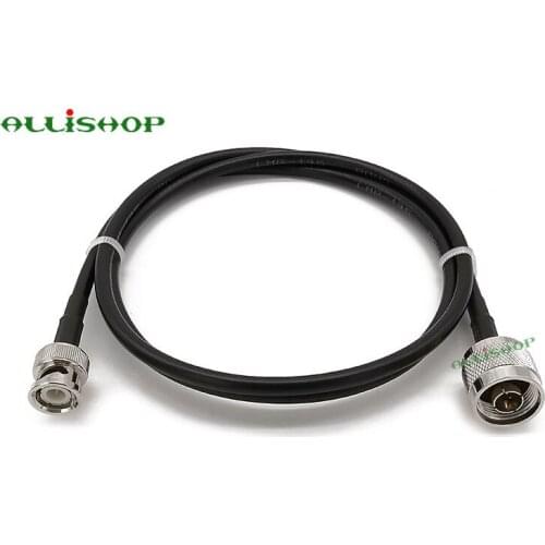 BNC to N Cable N Male to BNC Male Low Loss RG58 Coaxial Cable for Ham Radio Signal Booster Repeater Router Antenna Extension