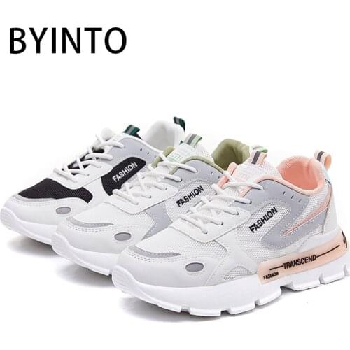 Basket Femme 2021 Platform Women Tennis Sport Shoes Mesh Thick Bottom Chunky Sneakers Gym Workout Female Trainers Tenis Feminino