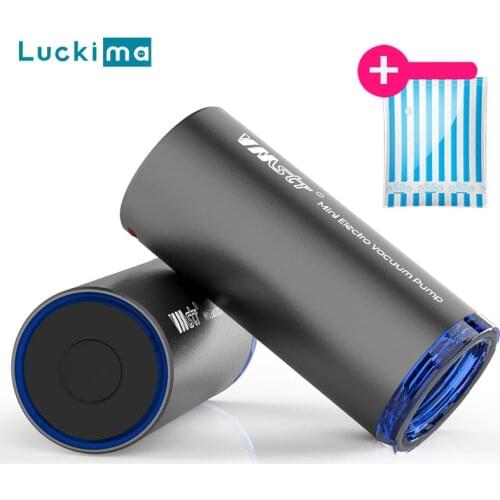 Super Mini Air Vacuum Pump Multifunction Sealer Packaging Packet Clothes Vacuum Storage Bag Home Closet Organizer Fast Shipping