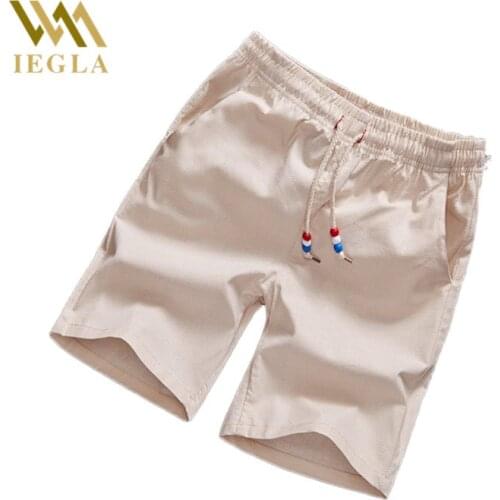 Men Board Shorts Summer Men Beach Short Pants Casual Holiday Stretch Male Loose Pant Breathable Linen Five Cents Trousers
