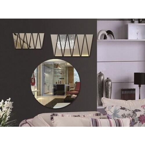 New style of Sunshine wall mirror sticker for TV backing bedroom living bookroom home deco , 3D DIY Crystal Wall Sticker
