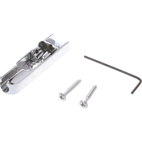 Single Individual Bridge Saddles Tailpiece for 4 String Bass Guitar Replacement Q22F