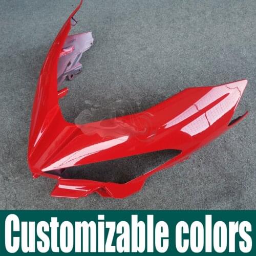 Fit For KAWASAKI Ninja 400 2018 2019 2020 ABS Front Upper Fairing Headlight Cowl Nose EX400 Ninja 400 EX 400 Motorcycle 18 19 20