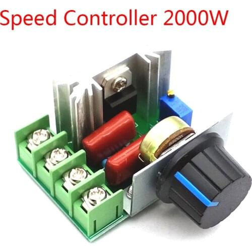 AC 220V 2000W SCR Voltage Regulator Dimming Dimmers Speed Controller Thermostat